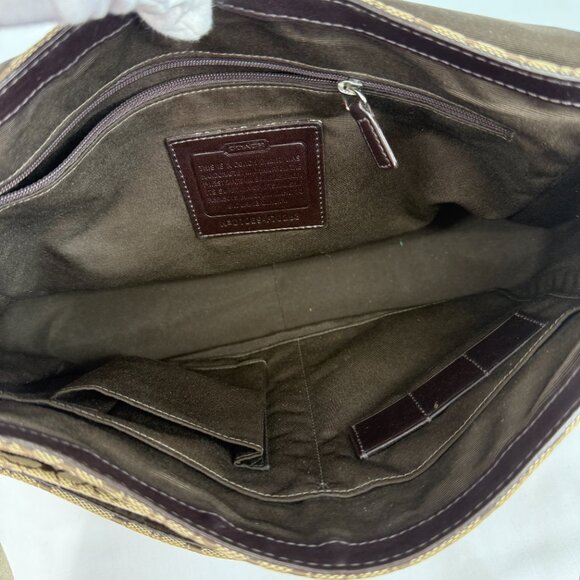 Coach F70283 Signature Messenger Camel - Picture 11 of 15